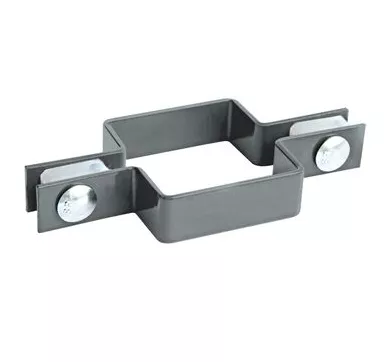 Крепление хомут Grand Line 80*80 RAL 7040 ПОД ЗАКАЗ