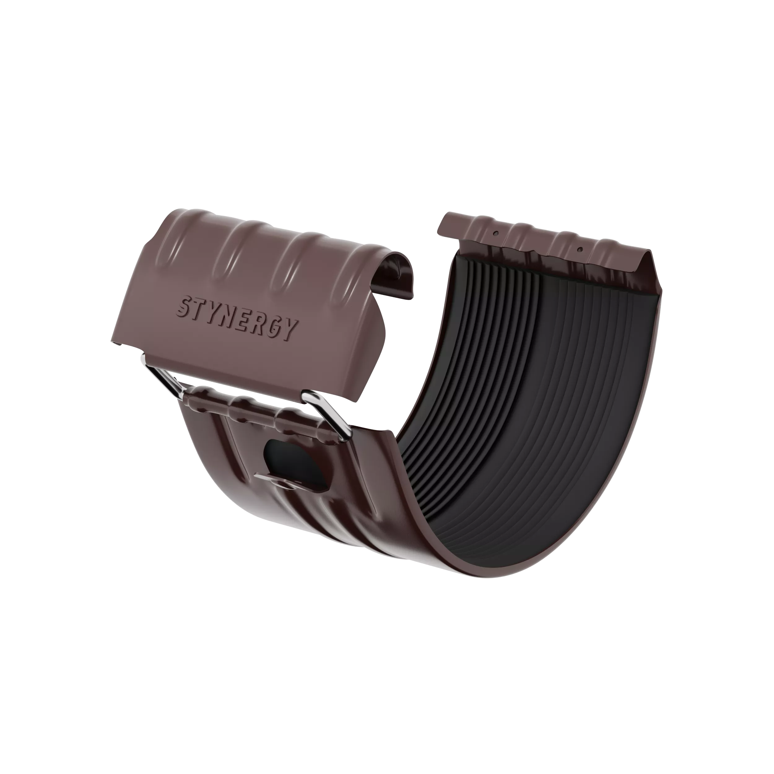 Соединитель желоба Stynergy Премиум 125 90 RAL 8017